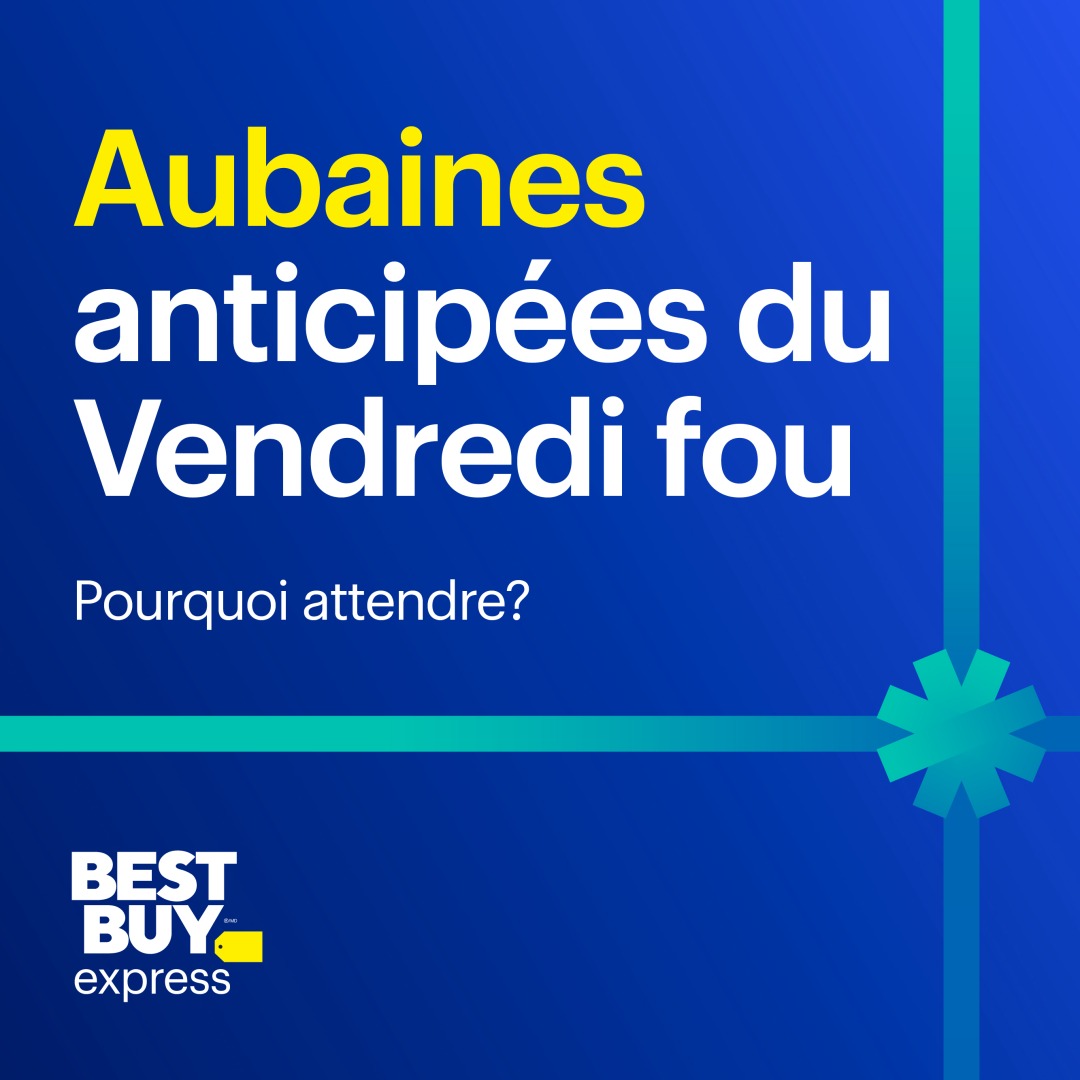 Aubaines anticipées du Vendredi fou chez Best Buy Express! icon