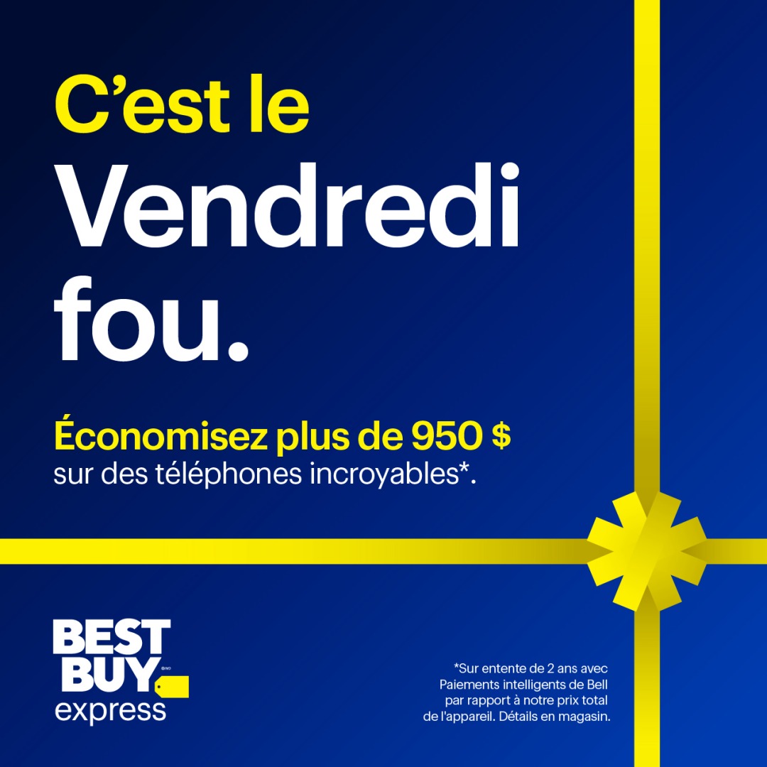 C&rsquo;est le Vendredi fou chez Best Buy Express! icon